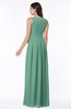 Plain V-neck Zipper Chiffon Ruching Plus Size Bridesmaid Dresses