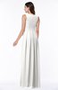 Plain V-neck Zipper Chiffon Ruching Plus Size Bridesmaid Dresses