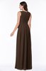 Plain V-neck Zipper Chiffon Ruching Plus Size Bridesmaid Dresses