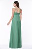 Classic Spaghetti Sleeveless Chiffon Floor Length Plus Size Bridesmaid Dresses