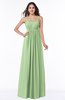 Classic Spaghetti Sleeveless Chiffon Floor Length Plus Size Bridesmaid Dresses