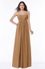 Classic Spaghetti Sleeveless Chiffon Floor Length Plus Size Bridesmaid Dresses