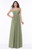 Classic Spaghetti Sleeveless Chiffon Floor Length Plus Size Bridesmaid Dresses