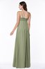 Classic Spaghetti Sleeveless Chiffon Floor Length Plus Size Bridesmaid Dresses