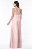 Classic Spaghetti Sleeveless Chiffon Floor Length Plus Size Bridesmaid Dresses