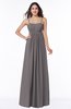 Classic Spaghetti Sleeveless Chiffon Floor Length Plus Size Bridesmaid Dresses