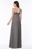 Classic Spaghetti Sleeveless Chiffon Floor Length Plus Size Bridesmaid Dresses