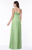 Classic Spaghetti Sleeveless Chiffon Floor Length Plus Size Bridesmaid Dresses
