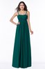 Classic Spaghetti Sleeveless Chiffon Floor Length Plus Size Bridesmaid Dresses