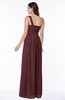 Casual Asymmetric Neckline Zipper Floor Length Ribbon Plus Size Bridesmaid Dresses