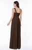 Casual Asymmetric Neckline Zipper Floor Length Ribbon Plus Size Bridesmaid Dresses