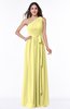 Casual Asymmetric Neckline Zipper Floor Length Ribbon Plus Size Bridesmaid Dresses