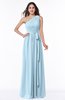 Casual Asymmetric Neckline Zipper Floor Length Ribbon Plus Size Bridesmaid Dresses