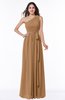 Casual Asymmetric Neckline Zipper Floor Length Ribbon Plus Size Bridesmaid Dresses