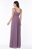 Casual Asymmetric Neckline Zipper Floor Length Ribbon Plus Size Bridesmaid Dresses