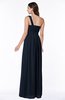 Casual Asymmetric Neckline Zipper Floor Length Ribbon Plus Size Bridesmaid Dresses