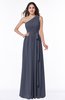 Casual Asymmetric Neckline Zipper Floor Length Ribbon Plus Size Bridesmaid Dresses