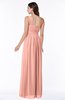 Casual Asymmetric Neckline Zipper Floor Length Ribbon Plus Size Bridesmaid Dresses