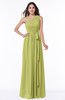 Casual Asymmetric Neckline Zipper Floor Length Ribbon Plus Size Bridesmaid Dresses