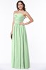 Classic Sleeveless Zipper Floor Length Ruching Plus Size Bridesmaid Dresses
