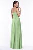 Classic Sleeveless Zipper Floor Length Ruching Plus Size Bridesmaid Dresses
