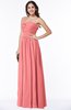 Classic Sleeveless Zipper Floor Length Ruching Plus Size Bridesmaid Dresses