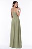 Classic Sleeveless Zipper Floor Length Ruching Plus Size Bridesmaid Dresses