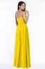 Classic Sleeveless Zipper Floor Length Ruching Plus Size Bridesmaid Dresses