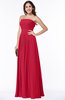 Modest A-line Sleeveless Chiffon Floor Length Ruching Plus Size Bridesmaid Dresses