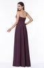 Modest A-line Sleeveless Chiffon Floor Length Ruching Plus Size Bridesmaid Dresses