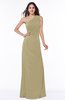 Elegant A-line Sleeveless Half Backless Chiffon Draped Plus Size Bridesmaid Dresses