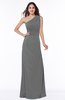 Elegant A-line Sleeveless Half Backless Chiffon Draped Plus Size Bridesmaid Dresses