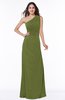 Elegant A-line Sleeveless Half Backless Chiffon Draped Plus Size Bridesmaid Dresses