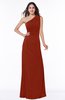 Elegant A-line Sleeveless Half Backless Chiffon Draped Plus Size Bridesmaid Dresses
