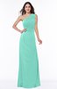 Elegant A-line Sleeveless Half Backless Chiffon Draped Plus Size Bridesmaid Dresses