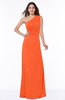 Elegant A-line Sleeveless Half Backless Chiffon Draped Plus Size Bridesmaid Dresses