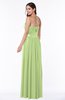 Traditional Strapless Sleeveless Chiffon Floor Length Sash Plus Size Bridesmaid Dresses