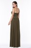 Traditional Strapless Sleeveless Chiffon Floor Length Sash Plus Size Bridesmaid Dresses