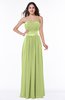 Traditional Strapless Sleeveless Chiffon Floor Length Sash Plus Size Bridesmaid Dresses