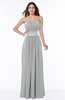 Traditional Strapless Sleeveless Chiffon Floor Length Sash Plus Size Bridesmaid Dresses