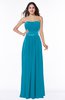 Traditional Strapless Sleeveless Chiffon Floor Length Sash Plus Size Bridesmaid Dresses