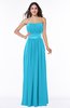 Traditional Strapless Sleeveless Chiffon Floor Length Sash Plus Size Bridesmaid Dresses