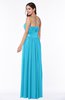Traditional Strapless Sleeveless Chiffon Floor Length Sash Plus Size Bridesmaid Dresses