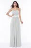 Traditional Strapless Sleeveless Chiffon Floor Length Sash Plus Size Bridesmaid Dresses