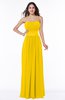 Traditional Strapless Sleeveless Chiffon Floor Length Sash Plus Size Bridesmaid Dresses