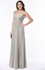 Elegant Empire Sweetheart Zip up Chiffon Floor Length Plus Size Bridesmaid Dresses