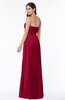 Elegant Empire Sweetheart Zip up Chiffon Floor Length Plus Size Bridesmaid Dresses