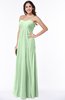 Elegant Empire Sweetheart Zip up Chiffon Floor Length Plus Size Bridesmaid Dresses