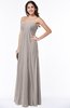 Elegant Empire Sweetheart Zip up Chiffon Floor Length Plus Size Bridesmaid Dresses