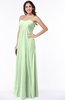 Elegant Empire Sweetheart Zip up Chiffon Floor Length Plus Size Bridesmaid Dresses